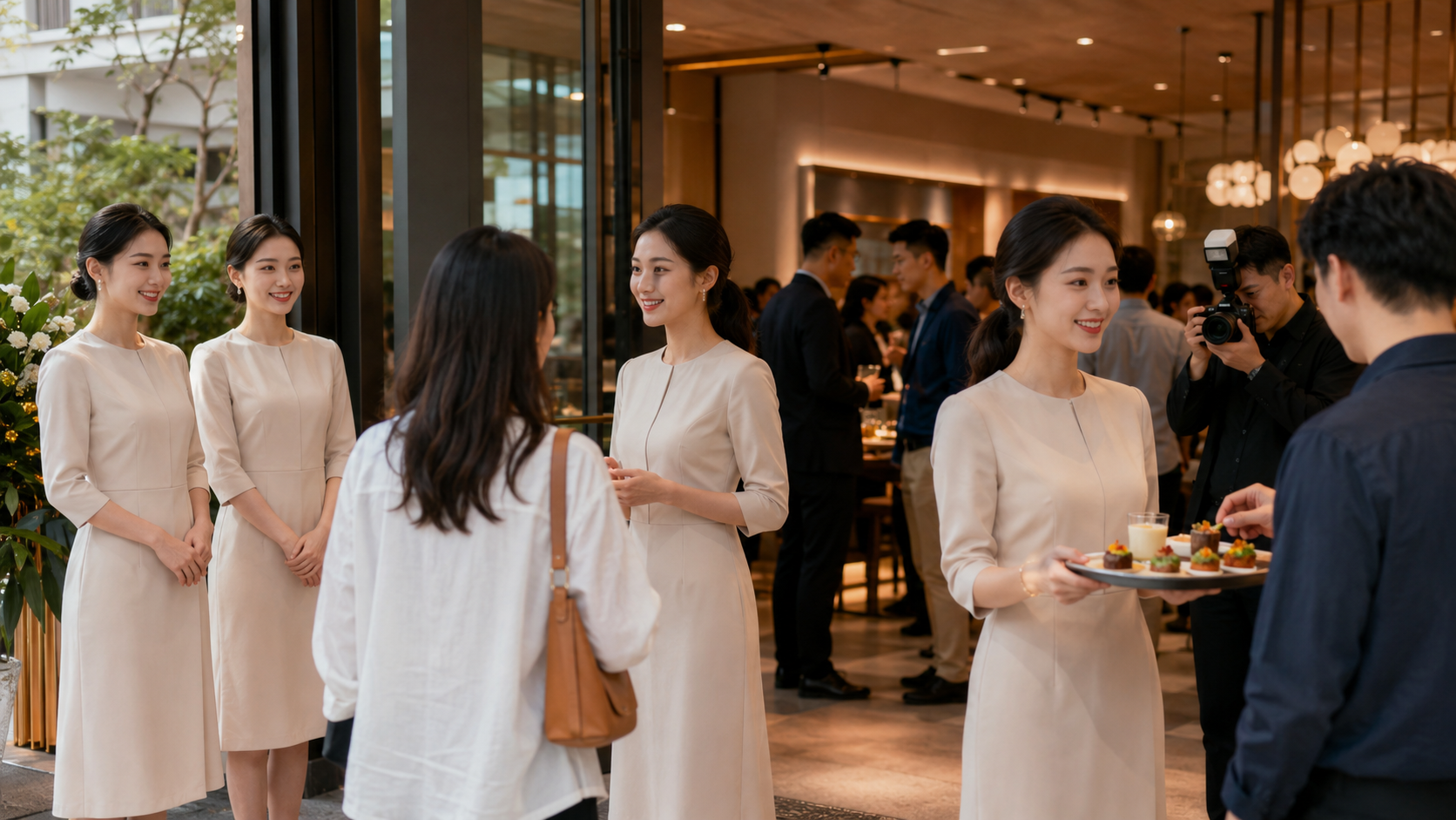 餐饮品牌开业与新店活动模特配置：迎宾、互动、试吃与拍摄