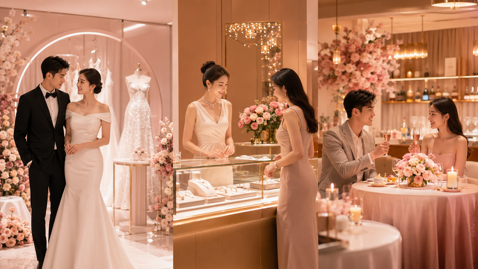 520品牌活动模特安排：婚博、珠宝、餐饮三类活动的不同配置