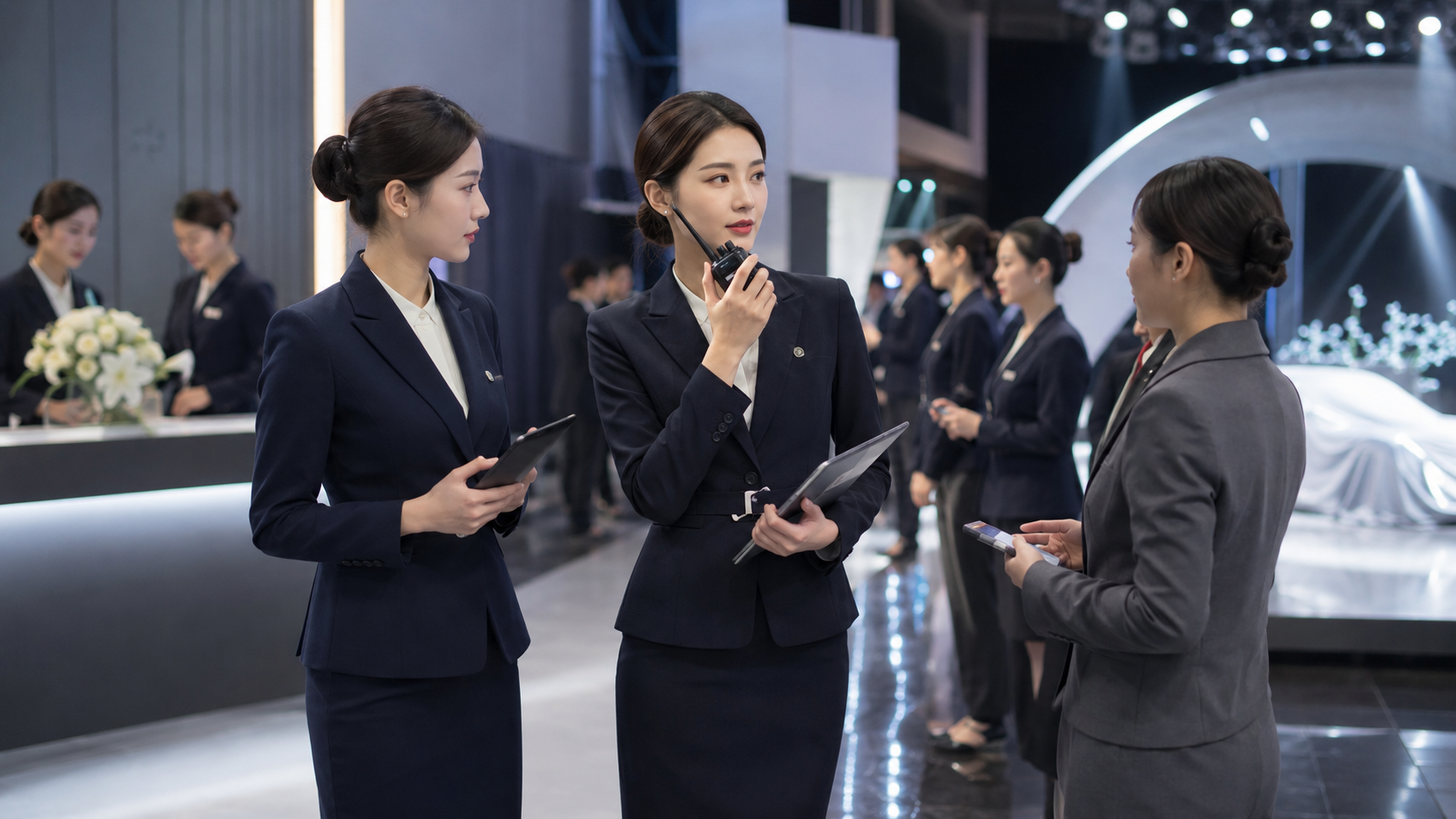 礼仪团队的负责人是怎么设置的：执行组长、副组长与现场对接人