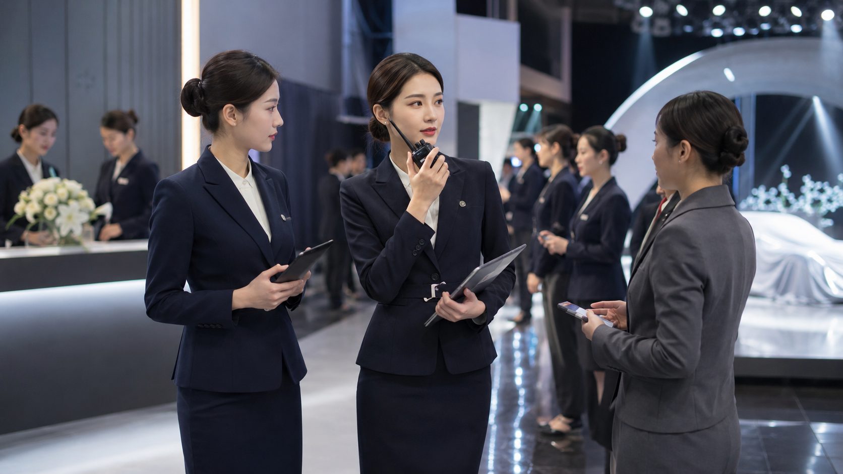 礼仪团队的负责人是怎么设置的:执行组长、副组长与现场对接人