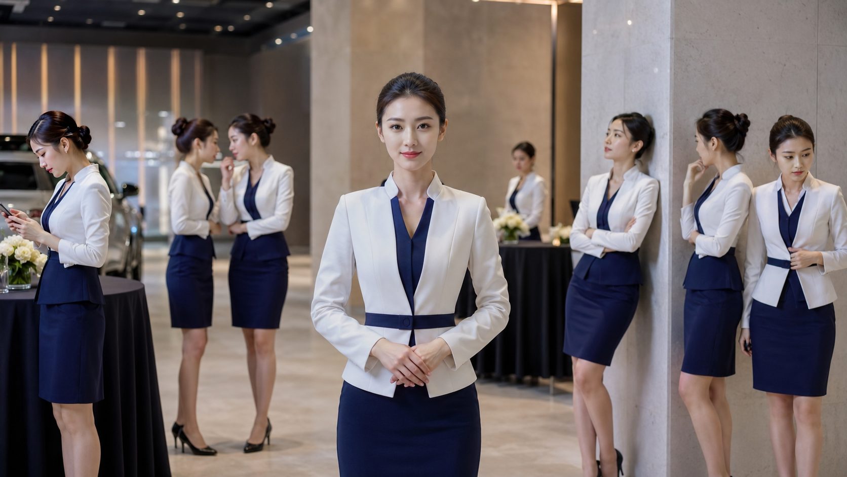 礼仪服务的现场7个动作雷区:玩手机、靠墙、说话、走神等