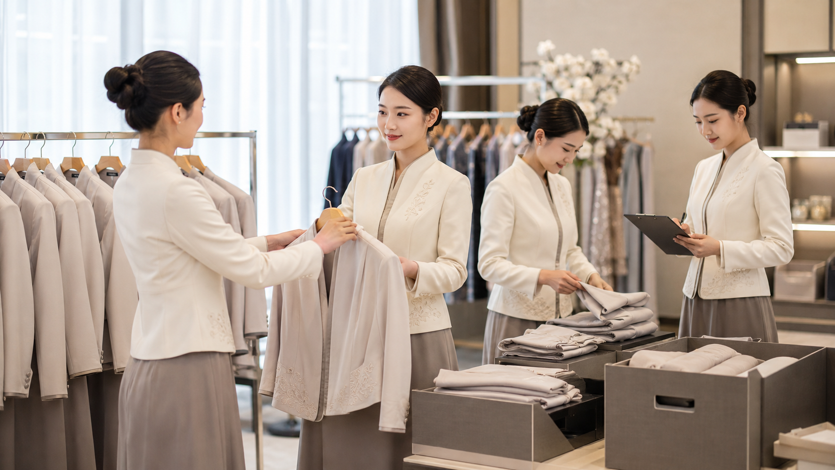 礼仪团队工服管理:清洗、保管、丢失补偿与品牌交接