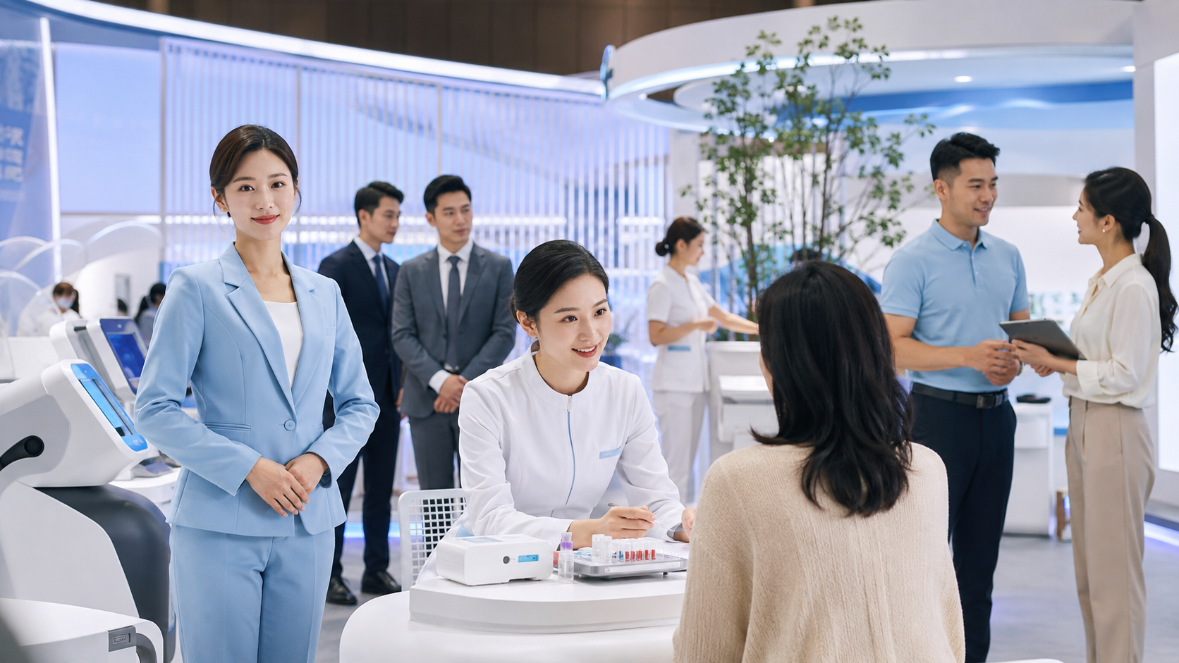 医疗、健康、体检品牌活动模特配置：专业感、亲和力方向
